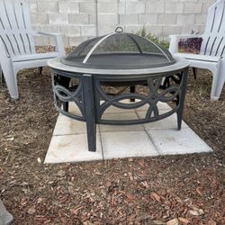 Living Accents Wood Fire Pit 35”
