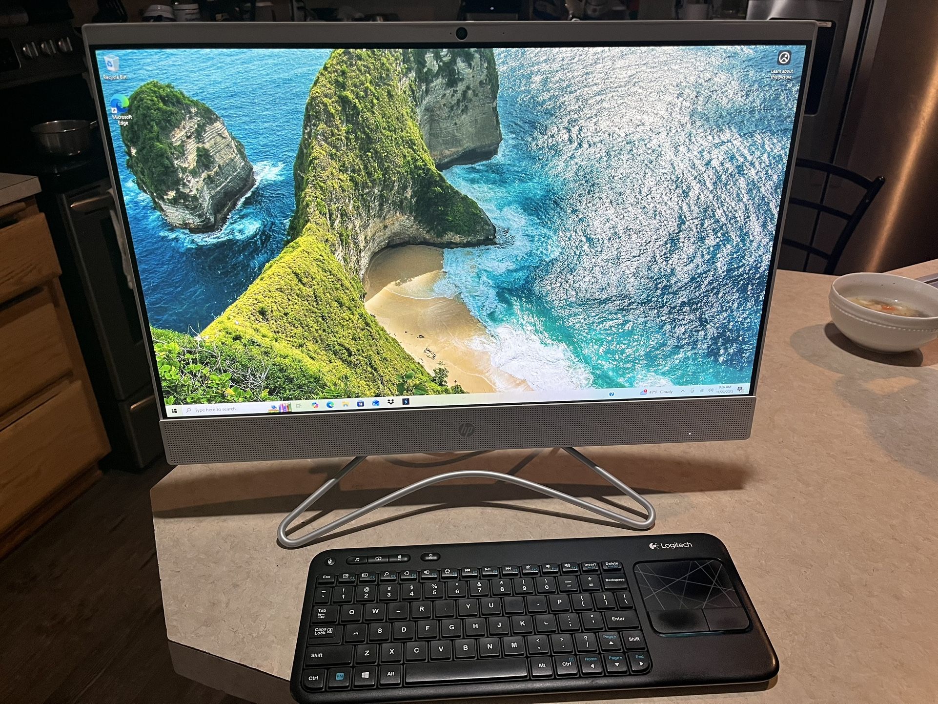 23.8" FullHD LED LCD Touch Screen Display Panel for HP All-in-One tpc-q048-24