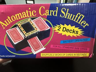 2 Deck Automatic Card Shuffler Poker Cards Shuffling Machine Casino Playing Game