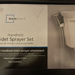 Handheld Bidet Sprayer Set – New Open Box (Mainstays)