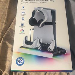 Ps5 Cooling Stand With Controller Charger