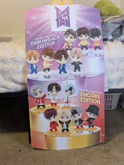BTS Tiny Tan McDonald's Cardboard Display