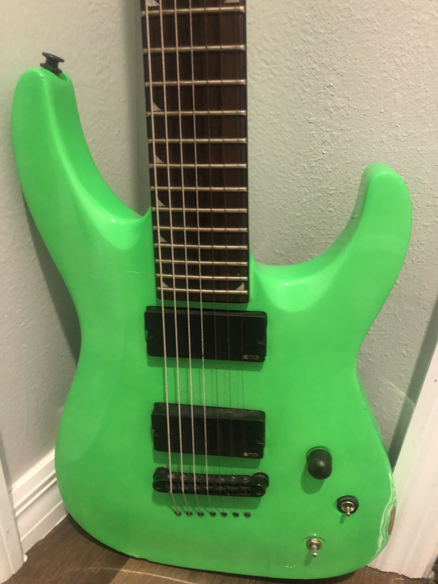 Jackson 7 string Slime Green 180 Firm