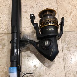 Penn Battle 2 8ft Rod 5000 Spinning Reel Fishing Combo for Sale in
