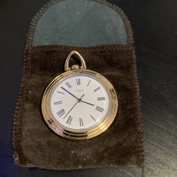 Timex Gold Tone Pocket Watch 