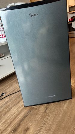 Midea mini fridge- stainless steel compact refrigerador