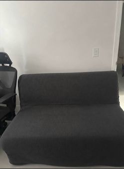 Black Futon Sofa Bed / Convertible Couch – Need Gone Today