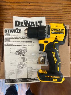 Dewalt 1/2” compact Brushless Drill Tool Only.! Brand New.!