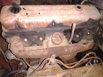 1972 350 ENGINE LEFT DRIVER SIDE HEAD