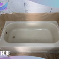 💯BATHTUB REGLAZED LOW COST 🛀🏿🛁🧼