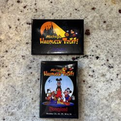 Disneyland Mickey’s Halloween Treat! Buttons 1995 & 1996