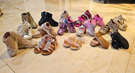 Girls shoes size 6,7,8. Lots of sparkles