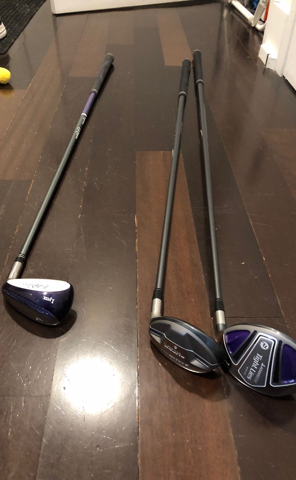 3 golf clubs variety