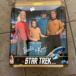 1996 Star Trek Barbie and Ken 30th Anniversary Gift Set