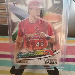 St.Louis Cardinals Harrison Bader 2018 Topps Future Stars Rookie Baseball Card 