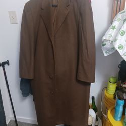 Sean John camel color, wool winter coat/Overcoat. Sz. 48R $50 Or Best Offerr