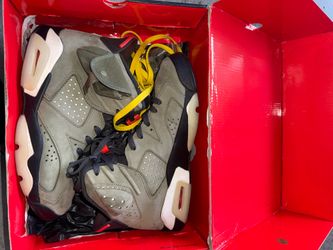 Jordan 6 Travis Scott Olive Sz 8.5 1:1