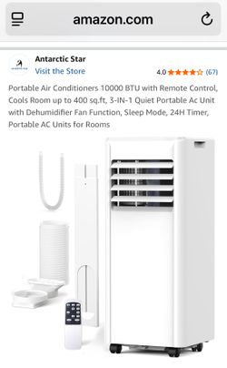 Portable AC 10000BTU