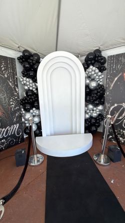3d arch and balloon setup