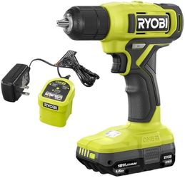 Ryobi 18v Drill . ( Very strong ) w/ Drill bits