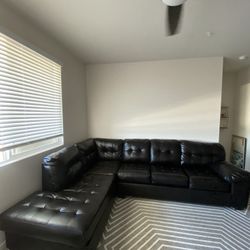 Leather Sectional Couch 