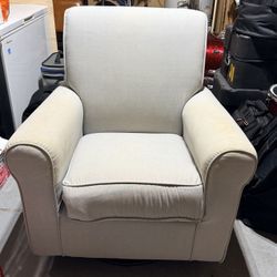 Rocking Swivel Grey Armchair
