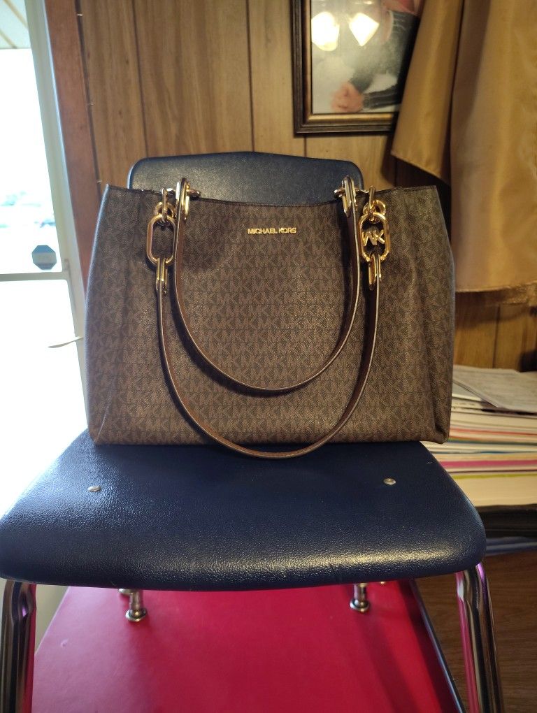 Michael Kors Woman's Trisha Large Shoulder Bag Tote Purse