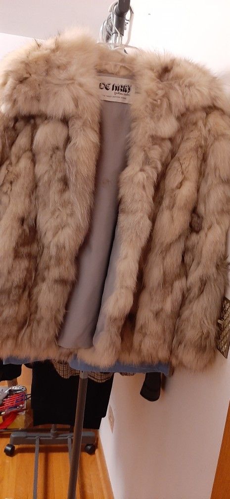 Vintage Elegant Fox Jacket from De Mar's 