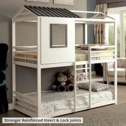 TWIN/ TWIN BUNKBED WHIT MATTRES ☎️ 1714586,2564 