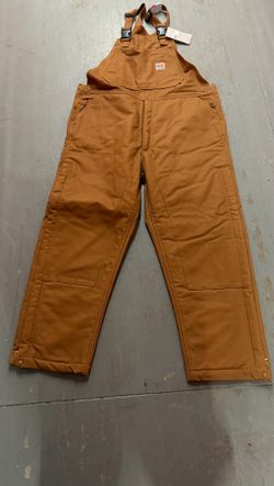 FR  DUCK INSULATED BIB OVERALLS MEN 40 x 30