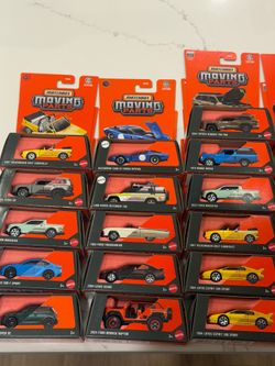 Matchbox moving parts cars