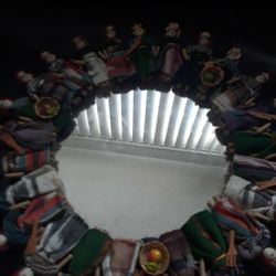 Unique Mirror 25 Hand Made Dolls 