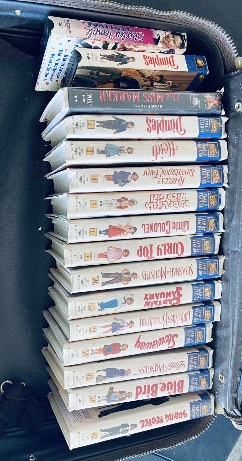 Shirley Temple VHS Tapes