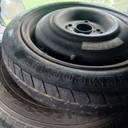 Spare Tire 4x100  Lugs Pattern 