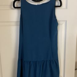 Banana Republic Fit and Flare Dress Teal Blue Size 6