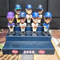 Mini Size Bobbleheads 2002 Series Open Box Mint Condition 