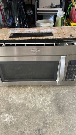 Whirlpool OTR microwave