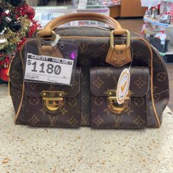 Louis Vuitton Manhattan PM Monogram Leather 