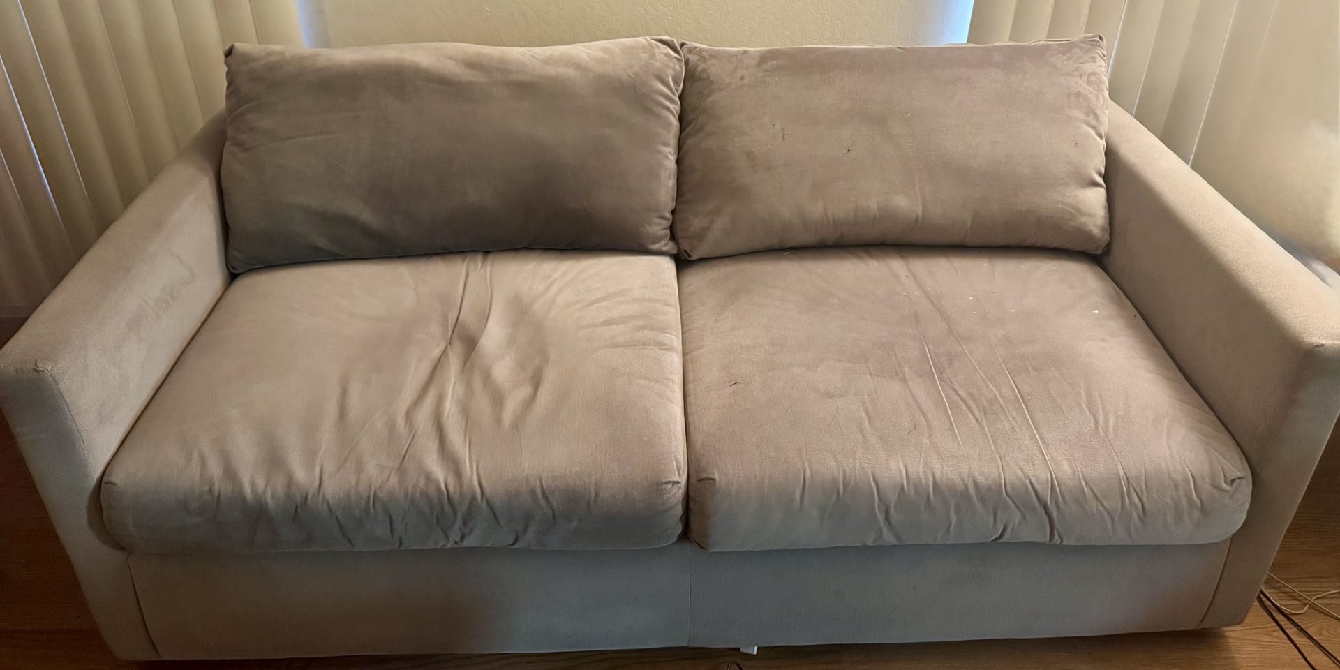 Love Seat Sofa & Armchair Set - Gray
