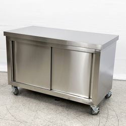 NSF 48in Commercial SS Work Prep Cabinet HT-S-1200