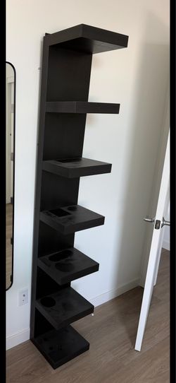black ikea lack shelf