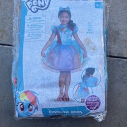 My Little Pony Costume Girl Size 4 - 6