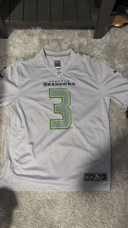 Russel Wilson Seattle Seahawks NFL jersey.