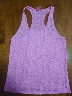 PINK racer back tank top