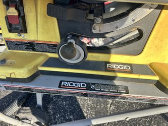 RIDGID 10” Inch Blade Table Saw