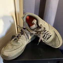 Nike AF1 Olive Canvas Size Men 11.5