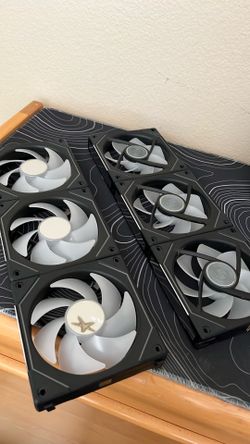 6 Lian li SL Infinity PC Case  Fans
