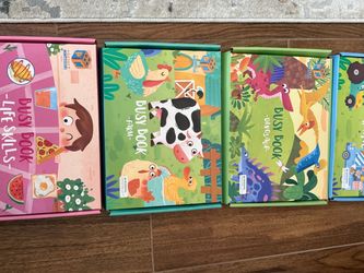 NEW Project Montessori Busy Books – Set of 4 – $75