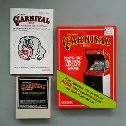 Vintage Atari Carnival in original box