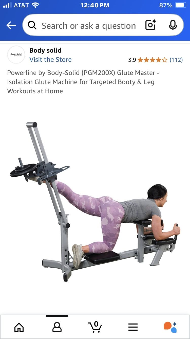 Glute Master Machine